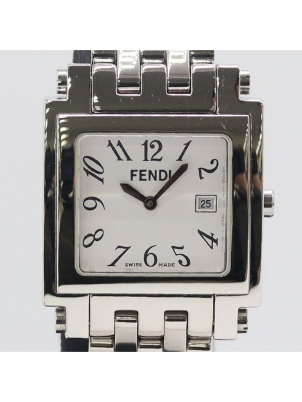 Fendi Date White Dial Watch